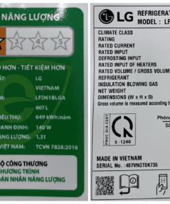 Tủ lạnh LG LFD61BLGA | 607L 4 cánh inverter 9 Tủ lạnh LG LFD61BLGA - hình số 9