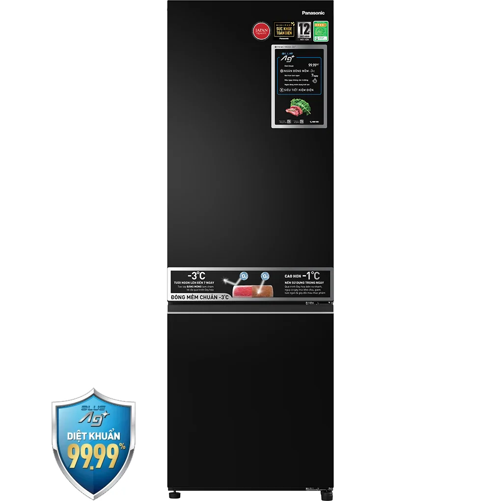 Tủ lạnh Panasonic NR-BV361BPKV | 325L 2 cánh inverter 1 Tủ lạnh Panasonic NR-BV361BPKV | 325L 2 cánh inverter