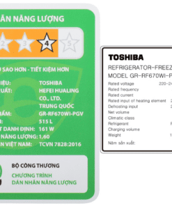 Tủ lạnh Toshiba GR-RF670WI-PGV(A9)-BG | 515L 4 cánh inverter 6 Tu Lanh Toshiba Inverter 515 Lit Gr Rf670wi Pgv A9 Bg 5