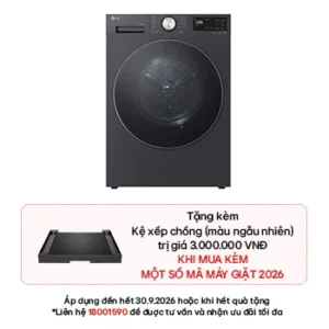 Máy sấy LG AI DUAL Inverter Heat Pump™ 12kg RX12VHP5G 2026