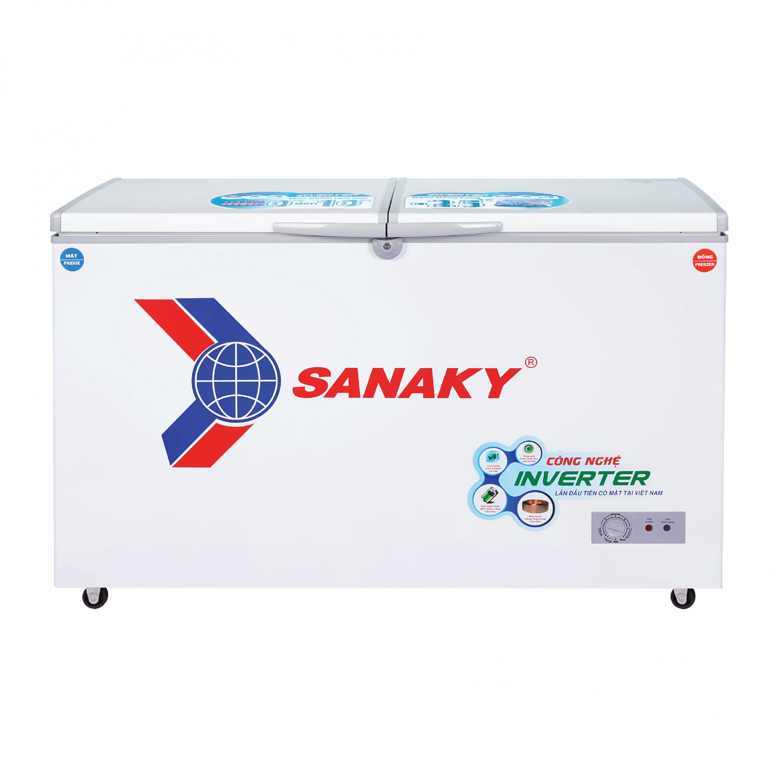 Tủ đông Sanaky VH-4099W3 | 280L 2 ngăn 2 cánh inverter 1 Tủ đông Sanaky VH-4099W3 | 280L 2 ngăn 2 cánh inverter