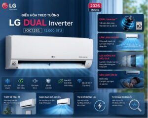 Điều hòa LG IOC12S1 Dual Inverter 12000 BTU