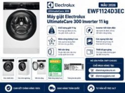 Máy giặt Electrolux UltimateCare 300 Inverter 11 kg EWF1124D3EC