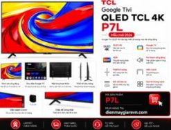 Google Tivi QLED TCL 4K 75 inch 75P7L