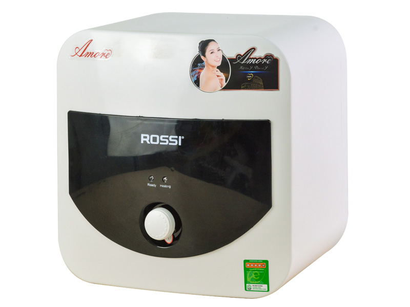 Bình nóng lạnh Rossi Amore RAM15SQ | 15L vuông 1 Bình nóng lạnh Rossi Amore RAM15SQ | 15L vuông