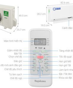 Điều hòa Nagakawa NS-C09R2T30 | 9000BTU 1 chiều 4 Điều hòa Nagakawa NS-C09R2T30 | 9000BTU 1 chiều - Ảnh 4