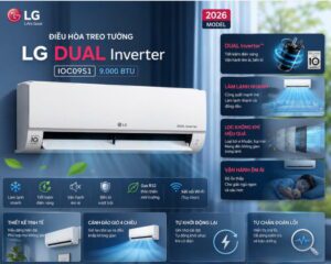 Điều hòa LG IOC09S1 Dual Inverter 9.000 BTU