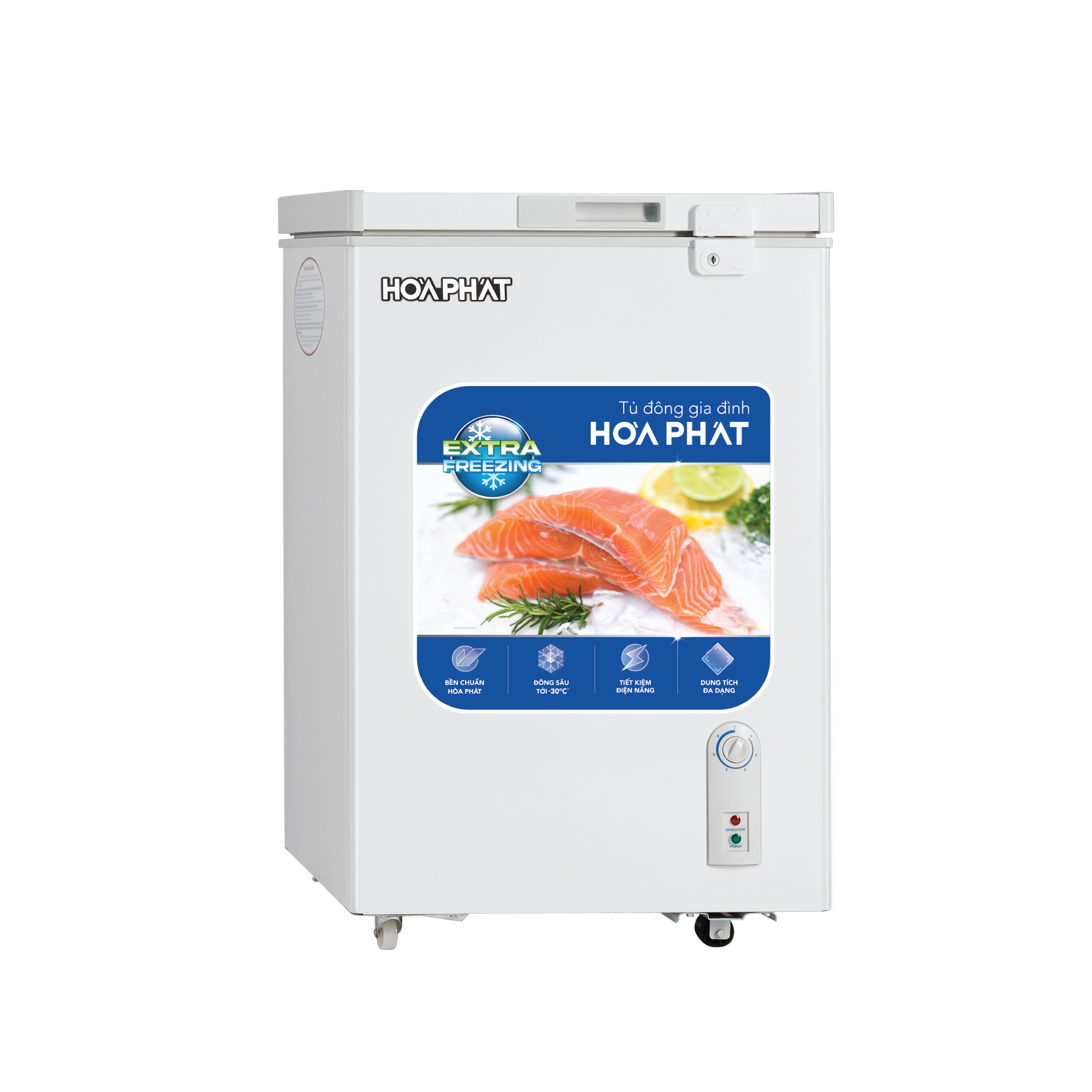 Tủ đông Hòa Phát HPF AN6107 | 107L 1 ngăn 1 cánh 2 Tủ đông Hòa Phát HPF AN6107 - hình số 2