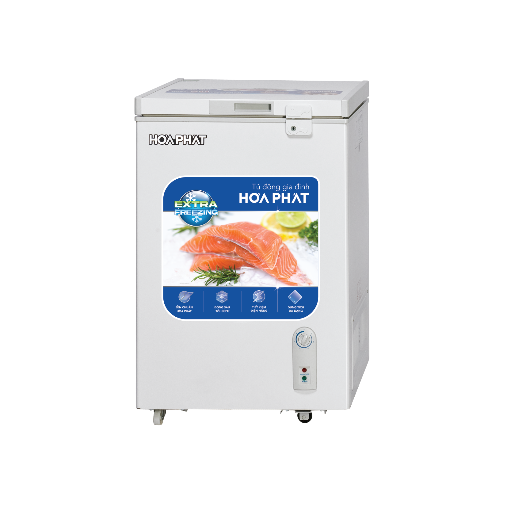 Tủ đông Hòa Phát HPF AN6107 | 107L 1 ngăn 1 cánh 1 Tủ đông Hòa Phát HPF AN6107 | 107L 1 ngăn 1 cánh