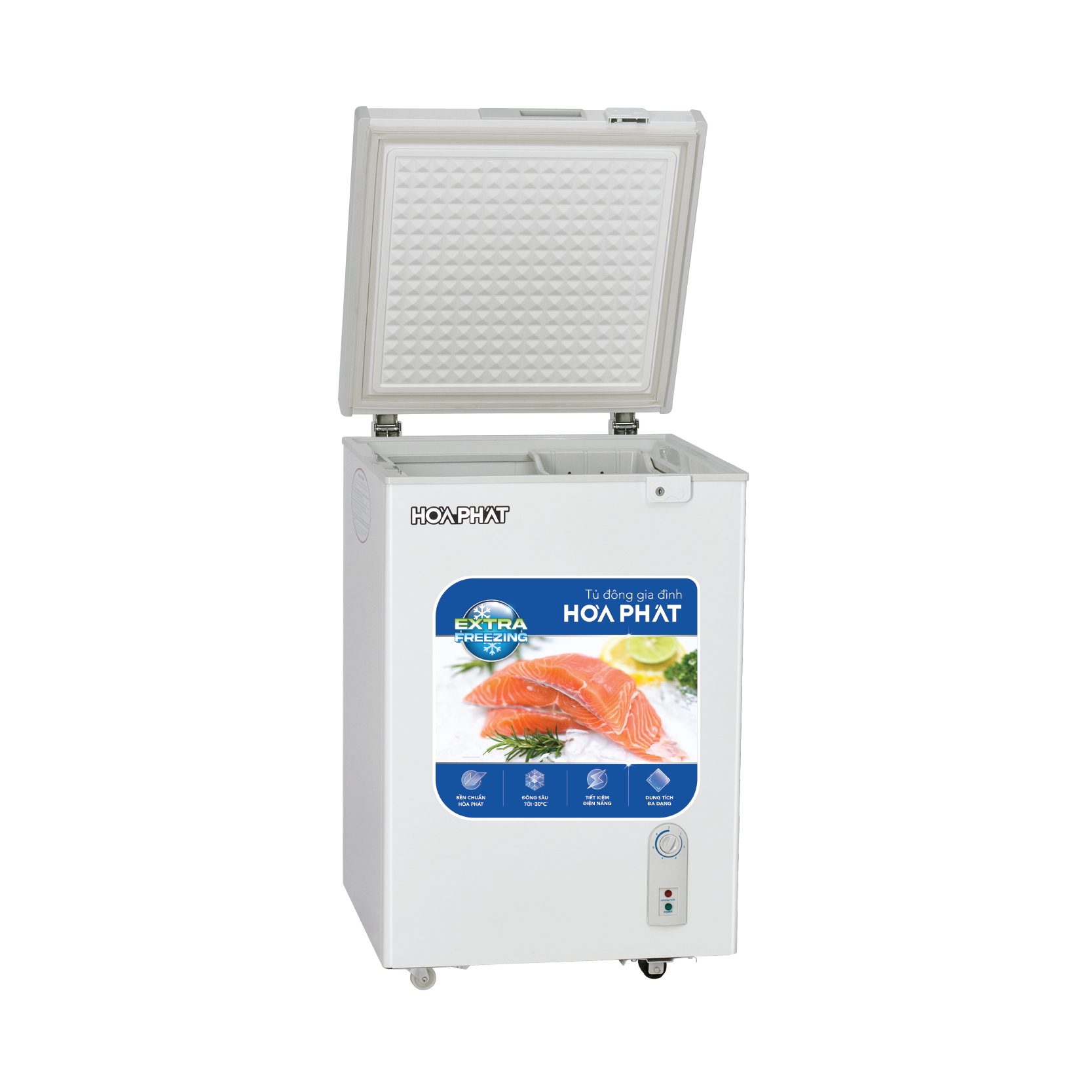 Tủ đông Hòa Phát HPF AN6107 | 107L 1 ngăn 1 cánh 4 Tủ đông Hòa Phát HPF AN6107 - hình số 4