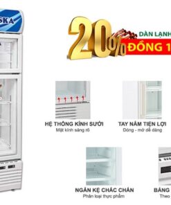 Tủ đông Alaska LC-833CF | 425L 2 ngăn 2 cánh 3 Tủ đông Alaska LC-833CF | 425L 2 ngăn 2 cánh - Ảnh 3
