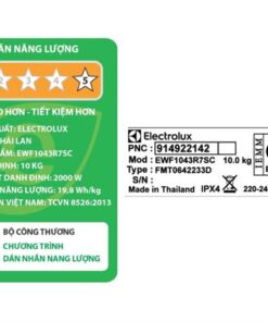 Máy giặt Electrolux EWF1043R7SC | 10kg cửa ngang inverter 7 Máy giặt Electrolux EWF1043R7SC - hình số 8