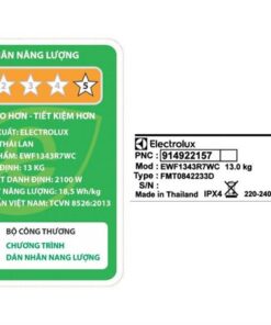 Máy giặt Electrolux EWF1343R7WC | 13kg cửa ngang inverter 8 Máy giặt Electrolux EWF1343R7WC - hình số 8