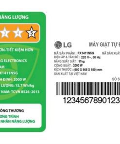 Máy giặt LG FX1411N5G | 11kg cửa ngang inverter 9 Máy giặt LG FX1411N5G - hình số 9