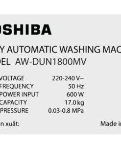 Máy giặt Toshiba AW-DUN1800MV(SG) | 17kg cửa trên inverter 9 Máy giặt Toshiba AW-DUN1800MV(SG) - hình số 10