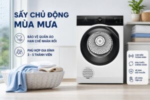 Máy sấy thông hơi Electrolux UltimateCare 300 9 kg EDV904H3EC