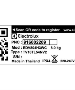 Máy sấy Electrolux EDV804H3WC | 8kg thông hơi 5 Máy sấy Electrolux EDV804H3WC - hình số 5
