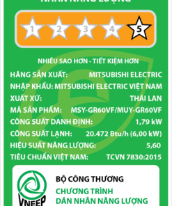 Điều hòa Mitsubishi MSY-GR60VF | 21000BTU 1 chiều inverter 2 Msy Gr60vf 2