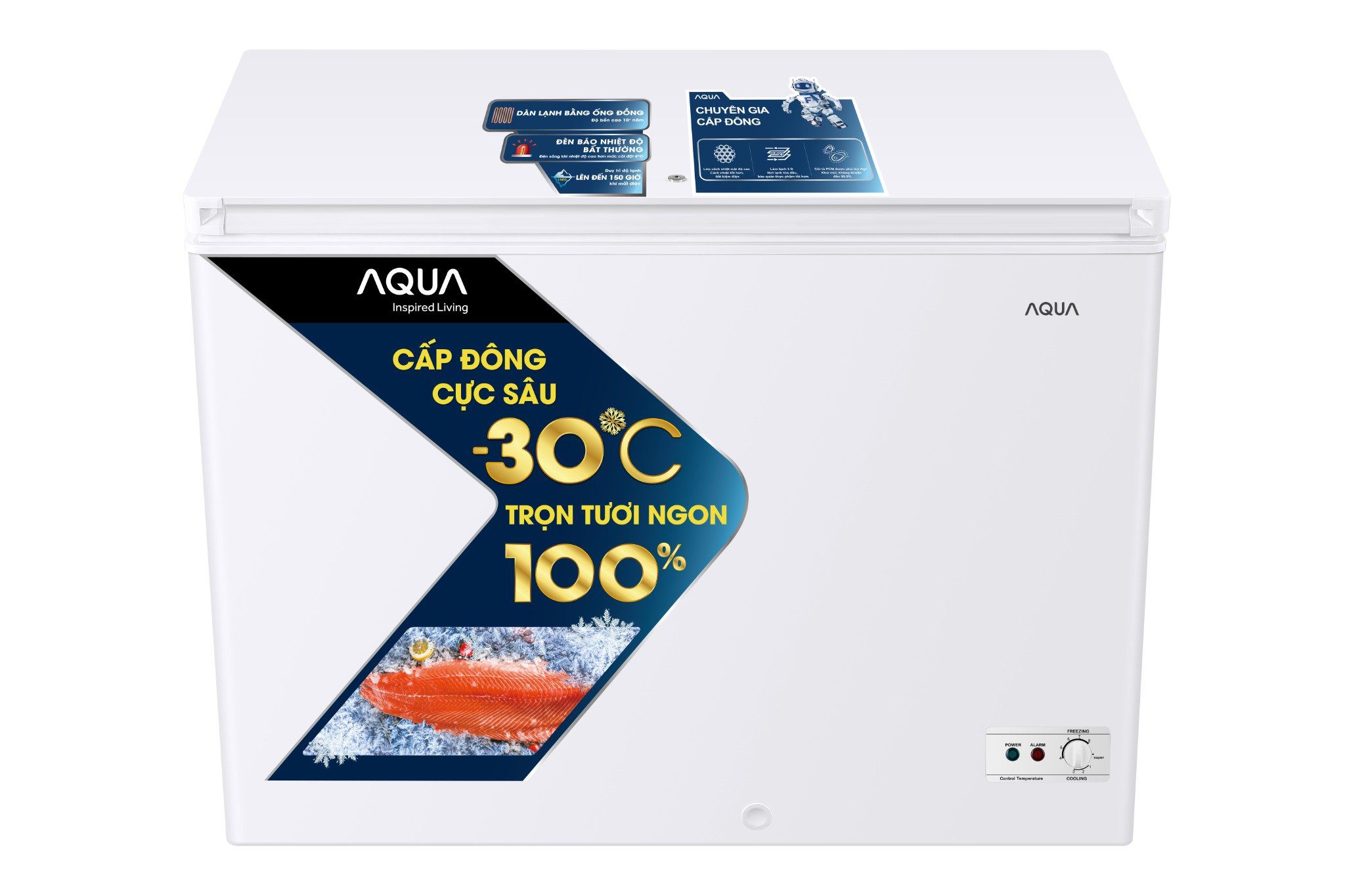 Tủ đông Aqua AQF-C3501S | 251L 1 ngăn 1 cánh 1 Tủ đông Aqua AQF-C3501S | 251L 1 ngăn 1 cánh