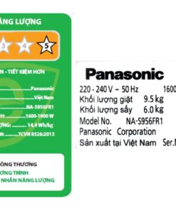 Máy giặt sấy Panasonic NA-S956FR1BV | 9.5kg cửa ngang inverter 6 Máy giặt sấy Panasonic NA-S956FR1BV | 9.5kg cửa ngang inverter - Ảnh 6