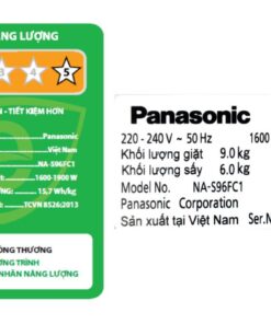 Máy giặt sấy Panasonic NA-S96FC1LVT | 9kg cửa ngang inverter 6 Máy giặt sấy Panasonic NA-S96FC1LVT | 9kg cửa ngang inverter - Ảnh 6