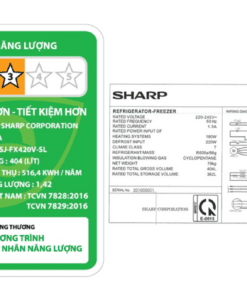 Tủ lạnh Sharp SJ-FX420V-SL | 362L 4 cánh 3 Sharp Sj Fx420v 3
