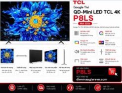 Google Tivi QLED TCL 4K 75 inch 75P8LS