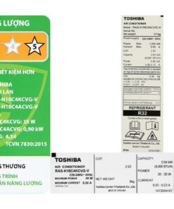 Điều hòa Toshiba RAS-H10C4KCVG-V | 9000BTU 1 chiều inverter 4 Toshiba 1 Hp Inverter Ras H10c4kcvg V 10