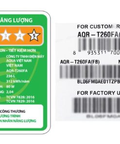 Tủ lạnh Aqua AQR-T260FA(FB) | 236L 2 cánh inverter 5 Tủ lạnh Aqua AQR-T260FA(FB) - ảnh số 5