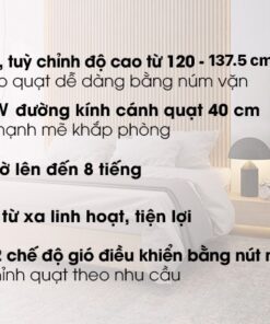 Quạt đứng Mitsubishi LV16S-RA CY-RD | Màu đỏ 2 Quạt đứng Mitsubishi LV16S-RA CY-RD