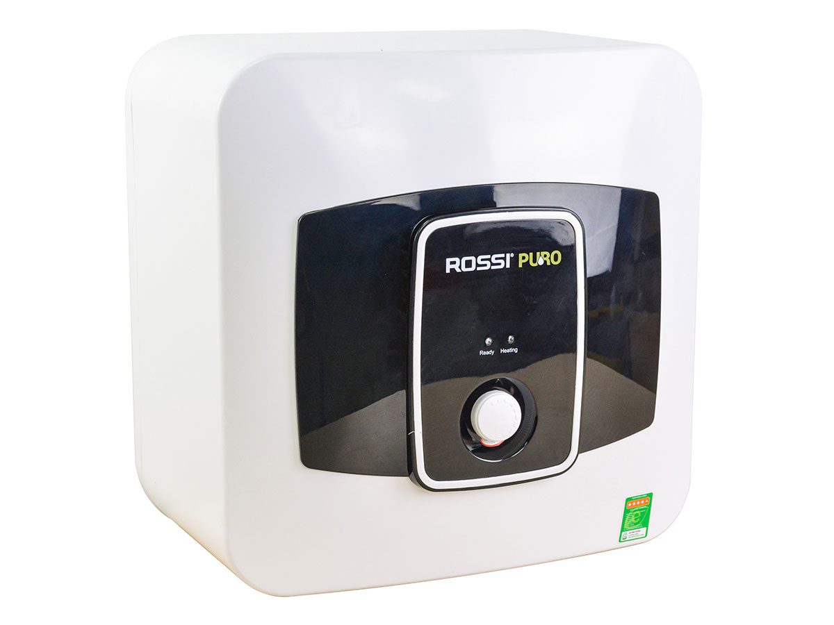 Bình nóng lạnh Rossi Puro RPO30SQ | 30L vuông 1 Bình nóng lạnh Rossi Puro RPO30SQ | 30L vuông