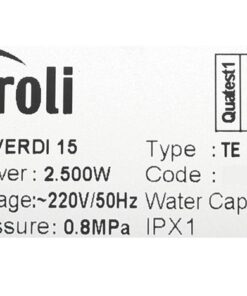 Bình nóng lạnh Ferroli VERDI TE 15L | 15L ngang 8 Bình nóng lạnh Ferroli VERDI TE 15L - hình số 8