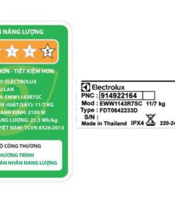 Máy giặt sấy Electrolux EWW1143R7SC | 11kg cửa ngang inverter 8 Máy giặt sấy Electrolux EWW1143R7SC - hình số 8