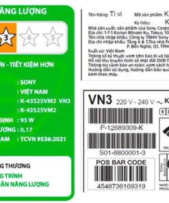 Tivi Sony K-43S25VM2 | 43 inch 4K LED Google 8 Tivi Sony K-43S25VM2 - hình số 8