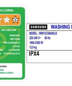 Máy giặt Samsung WW12CG604DLBSV | 12kg cửa ngang inverter 8 Máy giặt Samsung WW12CG604DLBSV - hình số 8