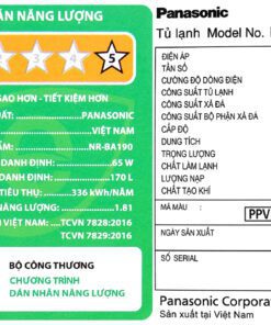 Tủ lạnh Panasonic NR-BA190PPVN | 170L 2 cánh inverter 5 Panasonic Nr Ba190ppvn 11 Org