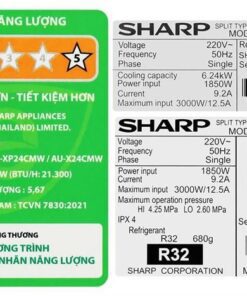Điều hòa Sharp AH-XP24CMW | 24000BTU 1 chiều inverter 10 Điều hòa Sharp AH-XP24CMW - hình số 10