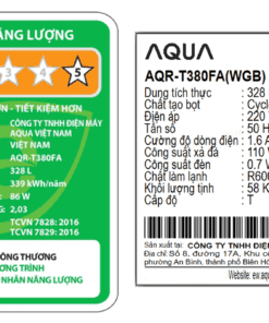 Tủ lạnh Aqua AQR-T380FA(WGB) | 328L 2 cánh inverter 5 -