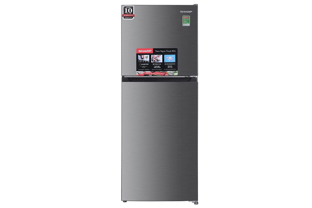 Tủ lạnh Sharp SJ-X215V-SL | 215L 2 cánh inverter 1 Tủ lạnh Sharp SJ-X215V-SL | 215L 2 cánh inverter