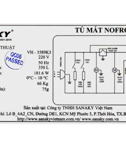 Tủ mát Sanaky VH-3589K3 | 350L 1 cánh inverter 10 -
