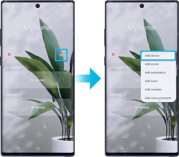 Bước 4: Kết nối máy lạnh Samsung với điện thoại