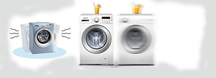Máy giặt rung rất mạnh và kêu to