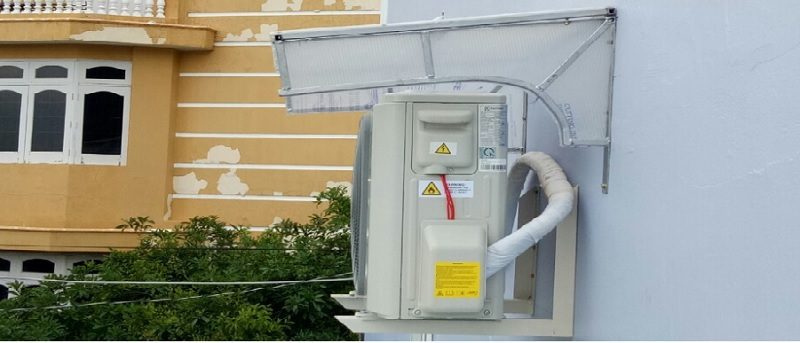 11. Nên che dàn nóng điều hoà