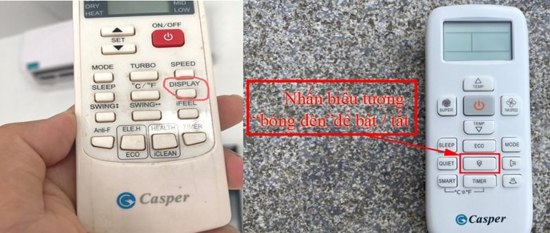 Thao tác điều khiển sai cách 
