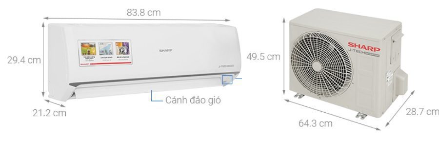 68-jpg Kích thước điều hòa Sharp 9000BTU AH-X10ZEW