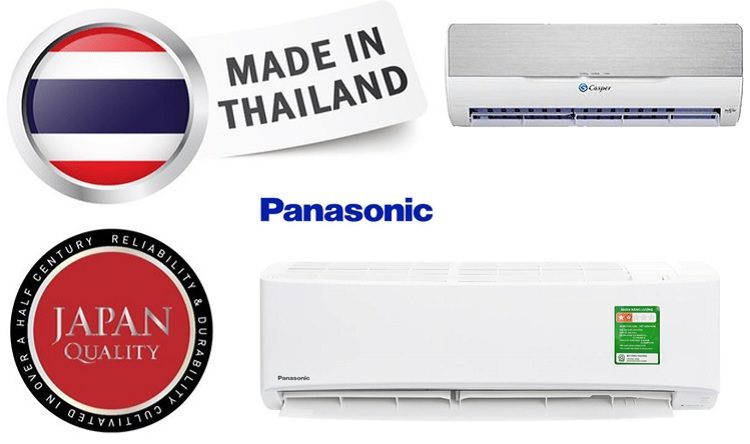 So sánh về thương hiệu điều hòa Casper và Panasonic
