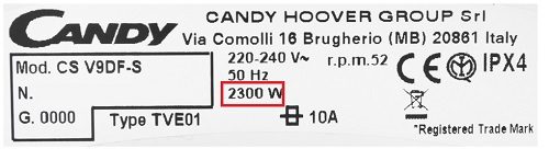 a22-jpg Cách xem công suất tiêu thụ điện máy sấy Candy