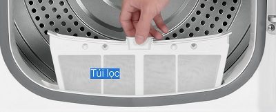 a35-jpg Vệ sinh bộ lọc xơ vải máy sấy Galanz