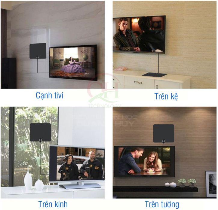 Anten DVB-T2 (ăng-ten) trong nhà có khuếch đại