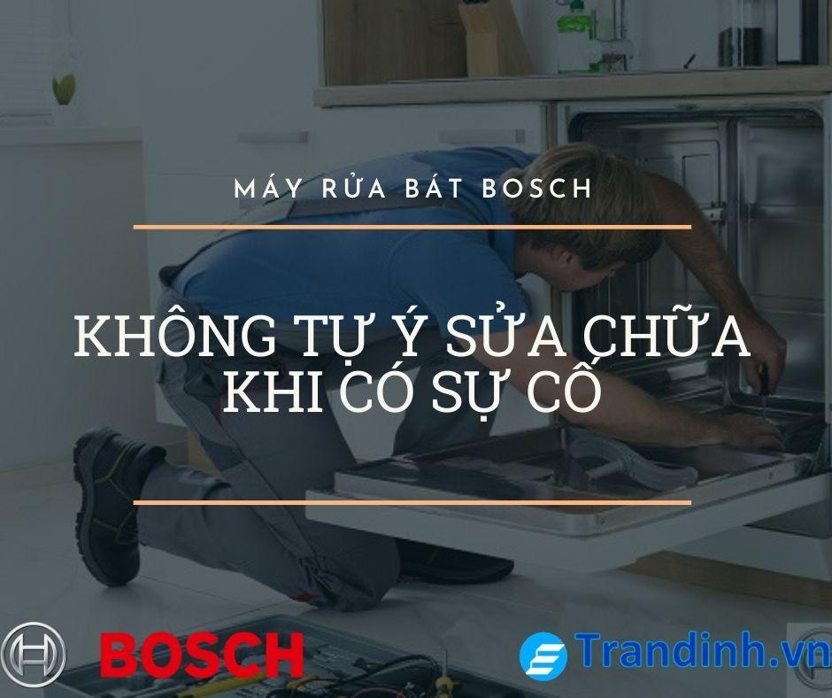 Trường hợp nào máy rửa bát Bosch bị từ chối bảo hành?